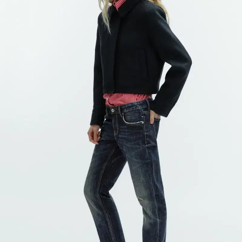 [BUNJANG] ZARA Women's Wool Pocket Jacket / 자라 여성 울 자켓 블랙 (새상품)