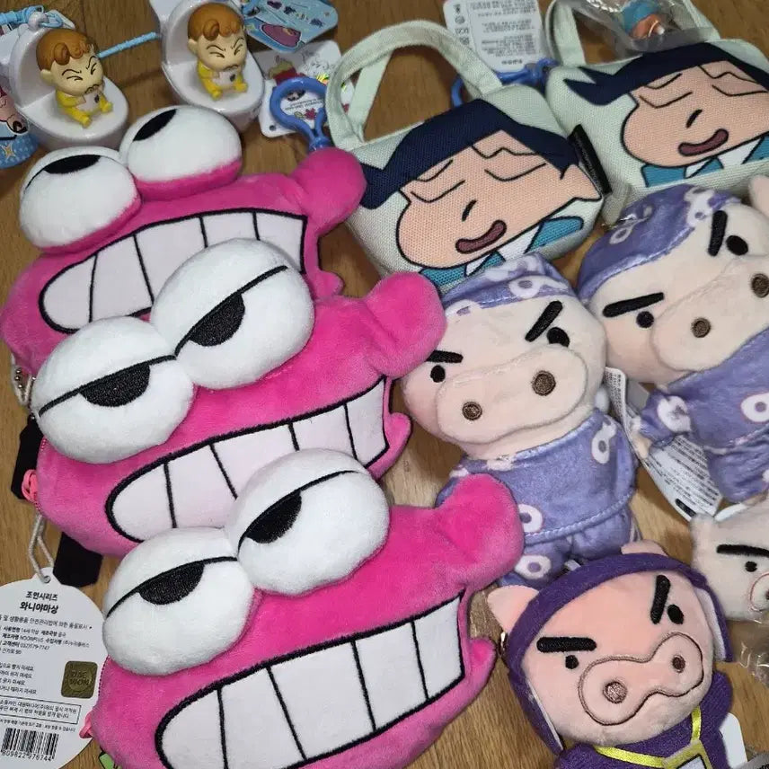 [BUNJANG] Crayon Shin-chan Character Keyring Collection / 짱구 신짱 부리부리 짱구돼지 짱아 철수 훈이 인형 키링 가방 짱구 유리