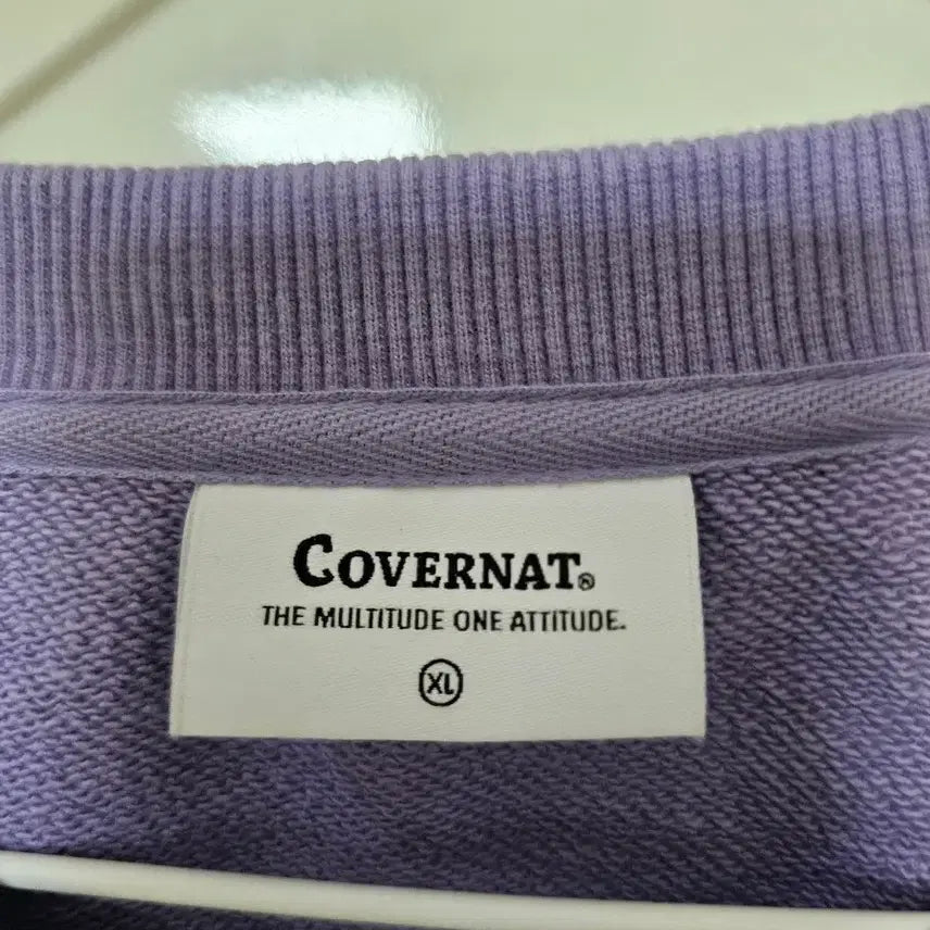 [BUNJANG] Covernat Purple Sweatshirt XL / 커버낫 퍼플 맨투맨 티셔츠 XL