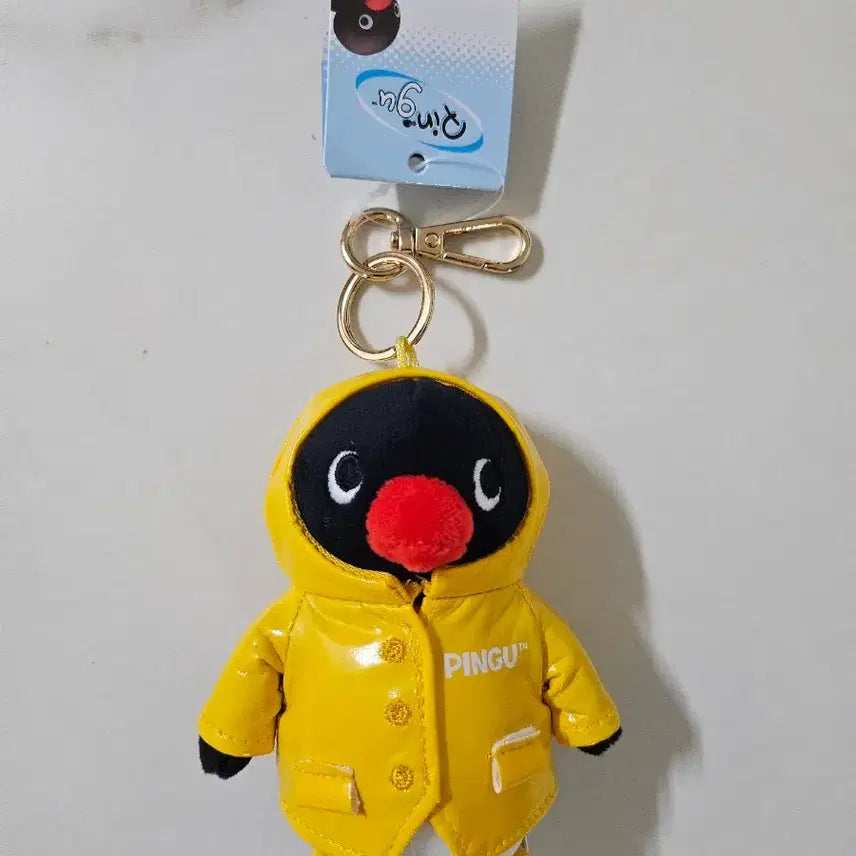 [BUNJANG] Pingu Keyring / 핑구 우비 인형 키링