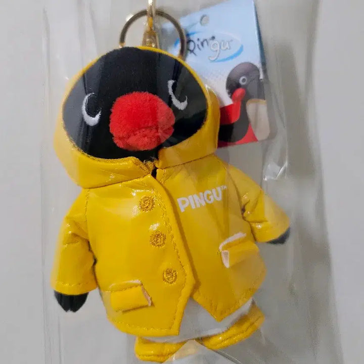 [BUNJANG] Pingu Keyring / 핑구 우비 인형 키링