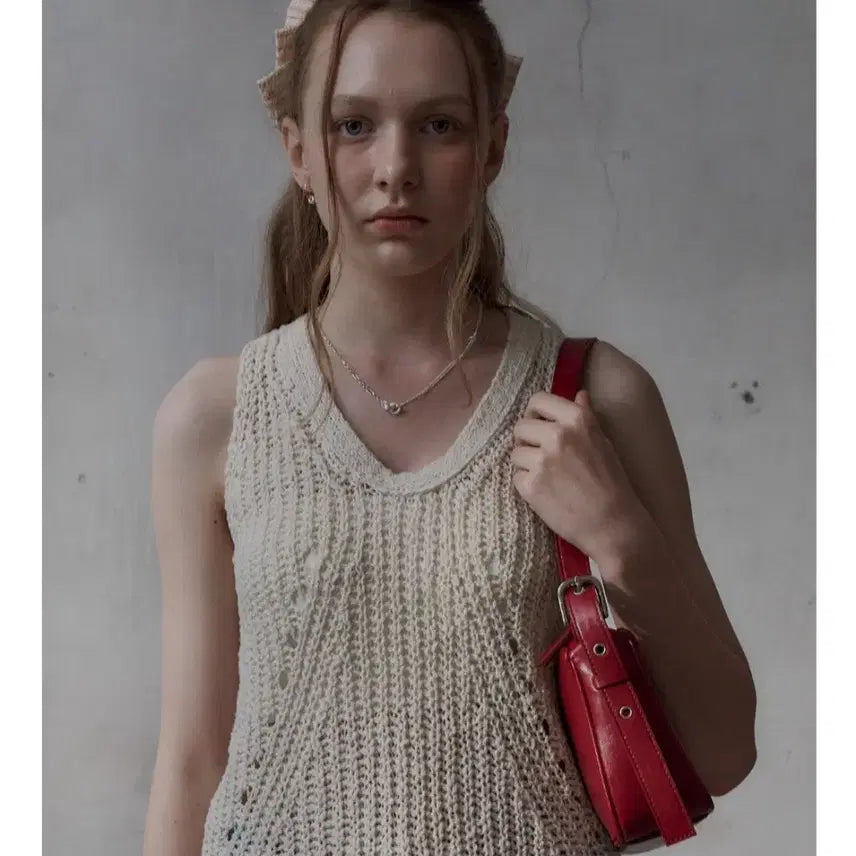 [BUNJANG] Deunue FOO Bag Two-Way Red Bag / 데누 FOO Bag 투웨이 레드백 정가17.8