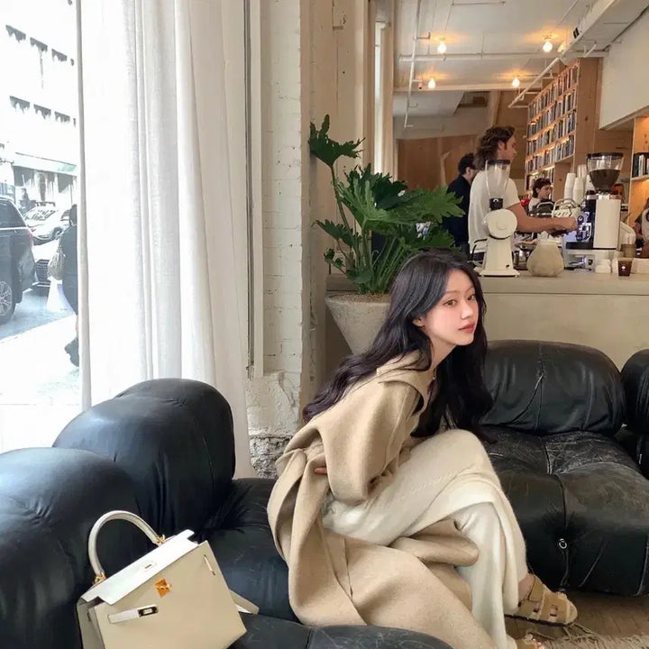 [BUNJANG] Leplaign New York Handmade Short Coat / 르플레인 뉴욕 핸드메이드 코트