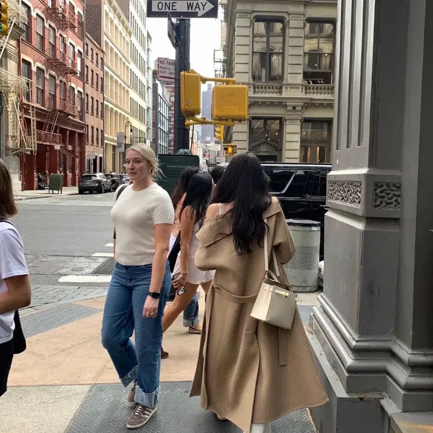 [BUNJANG] Leplaign New York Handmade Short Coat / 르플레인 뉴욕 핸드메이드 코트