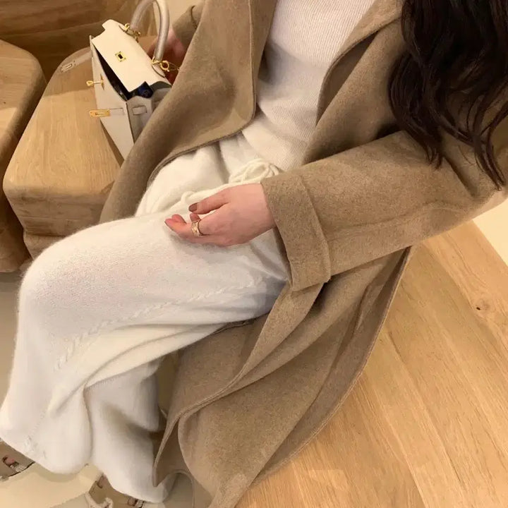 [BUNJANG] Leplaign New York Handmade Short Coat / 르플레인 뉴욕 핸드메이드 코트