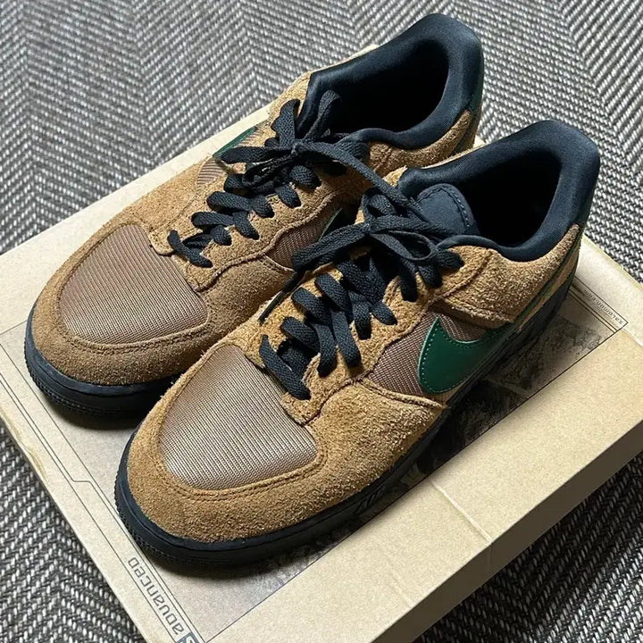 [BUNJANG] Nike Air Force 1 Low Unity Light British Tan / 나이키 에어포스 1 로우 유니티 라이트 브리티시 탄