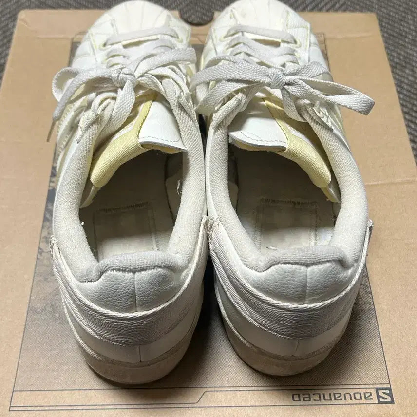 [BUNJANG] Superstar PARLEY White Sneakers / 슈퍼스타 x PARLEY 화이트