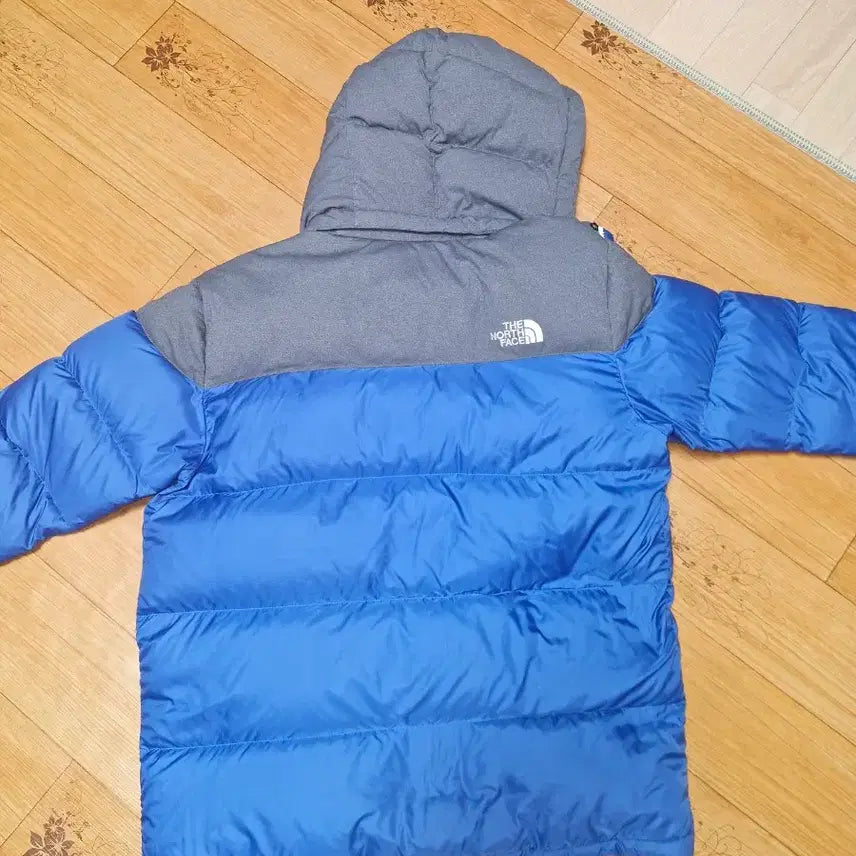 [BUNJANG] The North Face Blue/Gray Padded Jacket / 노스페이스 블루/회색 패딩 점퍼