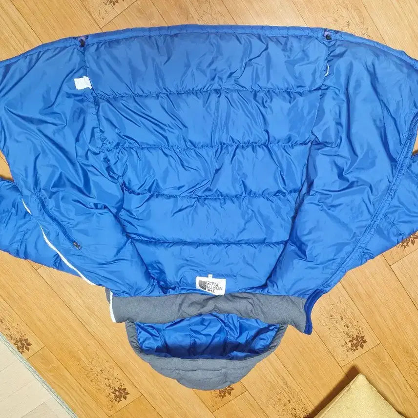 [BUNJANG] The North Face Blue/Gray Padded Jacket / 노스페이스 블루/회색 패딩 점퍼