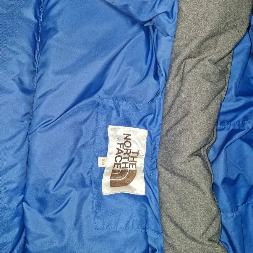 [BUNJANG] The North Face Blue/Gray Padded Jacket / 노스페이스 블루/회색 패딩 점퍼