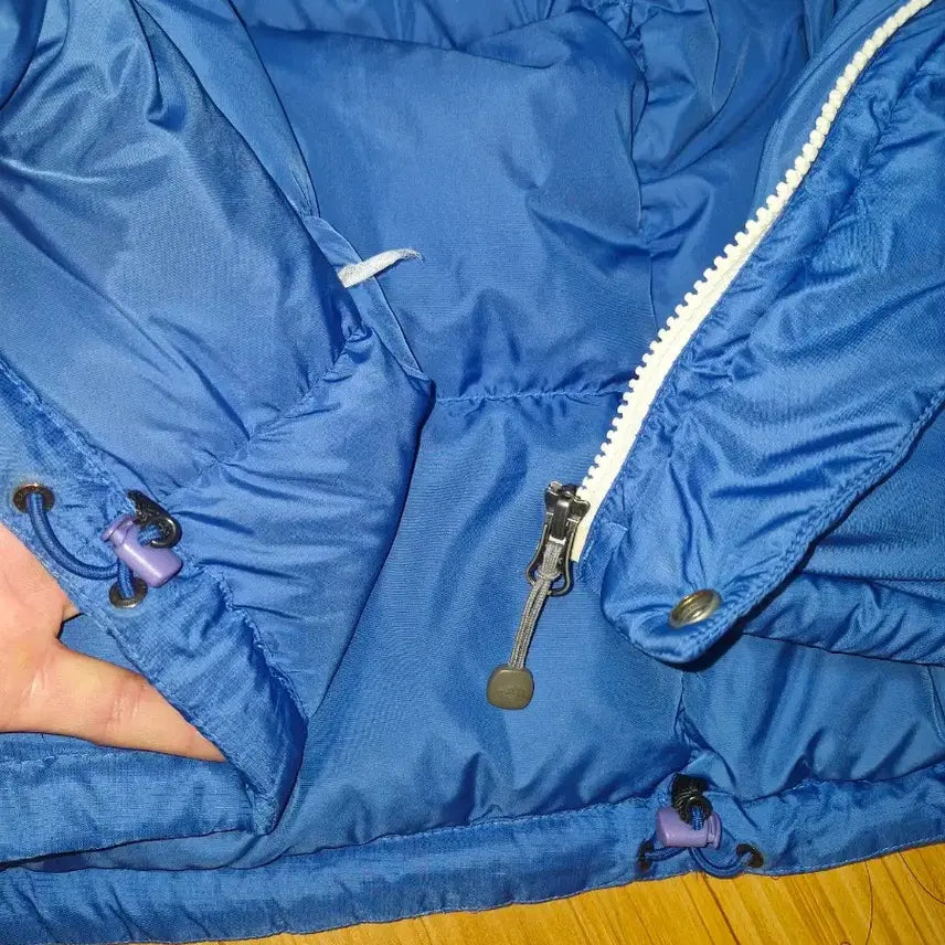 [BUNJANG] The North Face Blue/Gray Padded Jacket / 노스페이스 블루/회색 패딩 점퍼