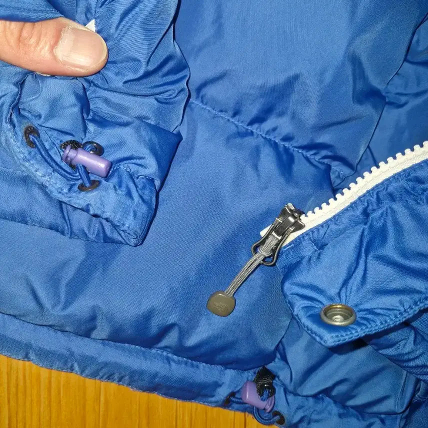 [BUNJANG] The North Face Blue/Gray Padded Jacket / 노스페이스 블루/회색 패딩 점퍼