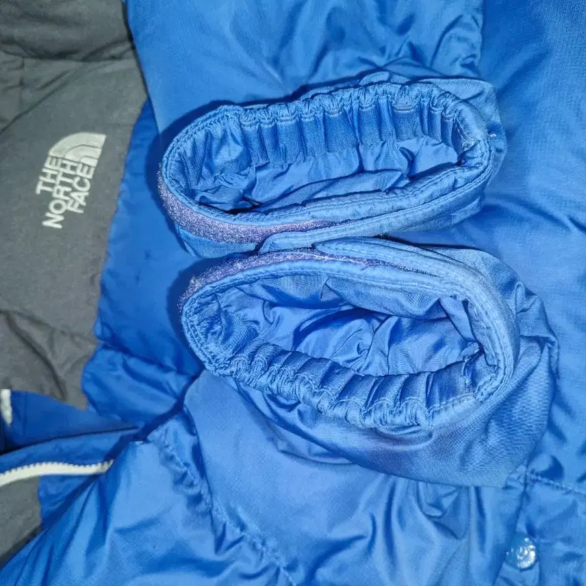 [BUNJANG] The North Face Blue/Gray Padded Jacket / 노스페이스 블루/회색 패딩 점퍼
