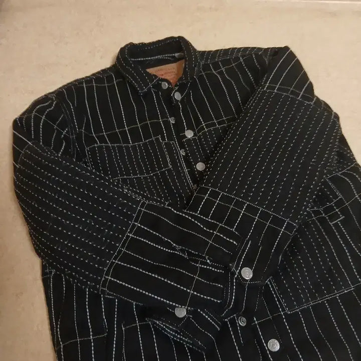 [BUNJANG] Denim Tears x Levi's Patchwork Padded Jacket (M) / 데님 티어스 x 리바이스 피스 패치워크 패디드 자켓 M