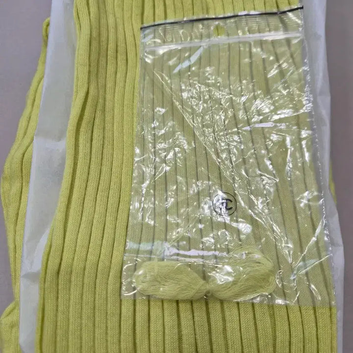 [BUNJANG] CHANEL Cashmere Knit Top / CHANEL 샤넬 정품 여성 형광 골지 캐시미어 니트 탑