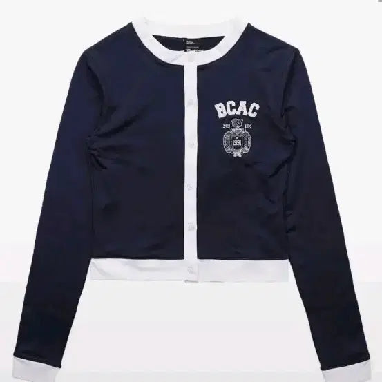 [BUNJANG] Badblood BCAC Emblem Aqua Cardigan / 배드블러드 BCAC 엠블렘 아쿠아 가디건