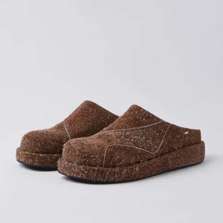 [BUNJANG] Undeadroom Brown Suede Mules / 언다이드룸 브라운 스웨이드 블로퍼