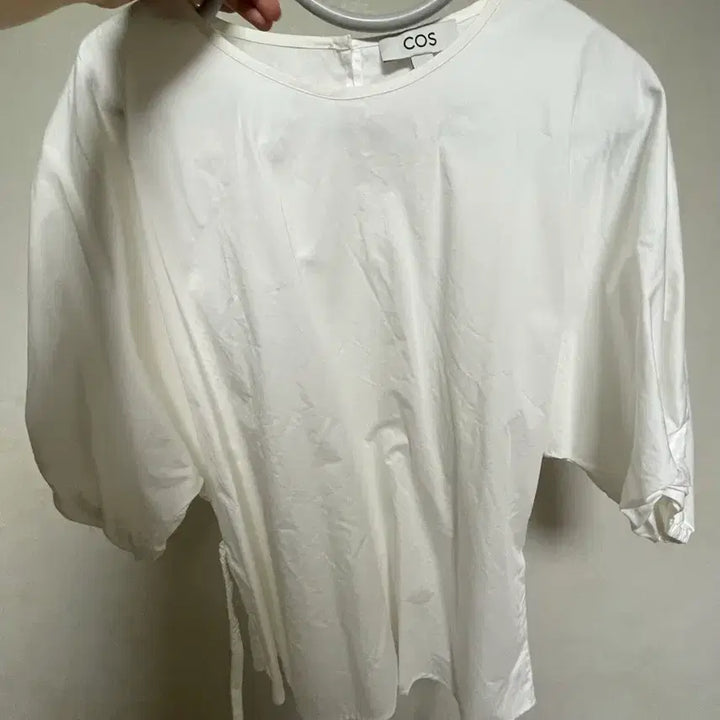 [BUNJANG] COS Belted Puff Blouse / cos 벨티드 셔츠 퍼프 블라우스