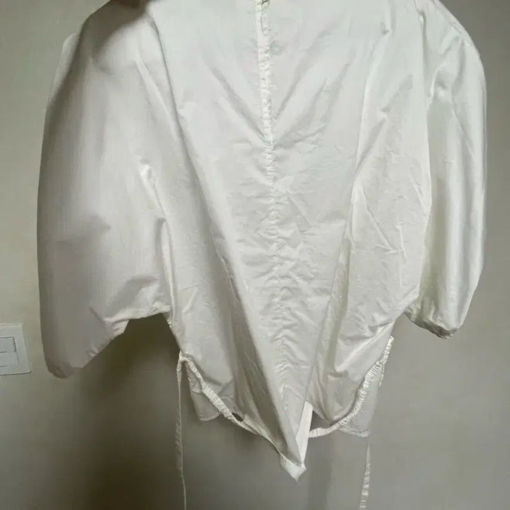 [BUNJANG] COS Belted Puff Blouse / cos 벨티드 셔츠 퍼프 블라우스