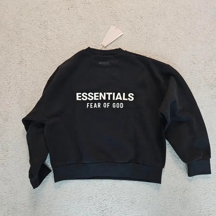 [BUNJANG] Fear of God Essentials Black Sweatshirt / 새상품) [L] 에센셜 Fear of God 블랙 맨투맨