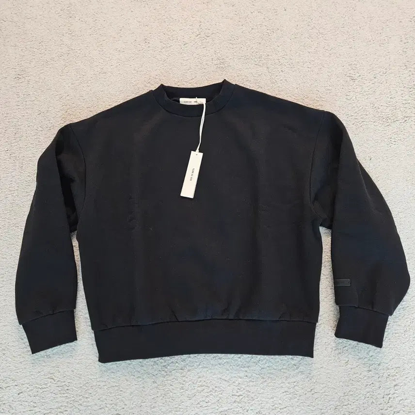 [BUNJANG] Fear of God Essentials Black Sweatshirt / 새상품) [L] 에센셜 Fear of God 블랙 맨투맨
