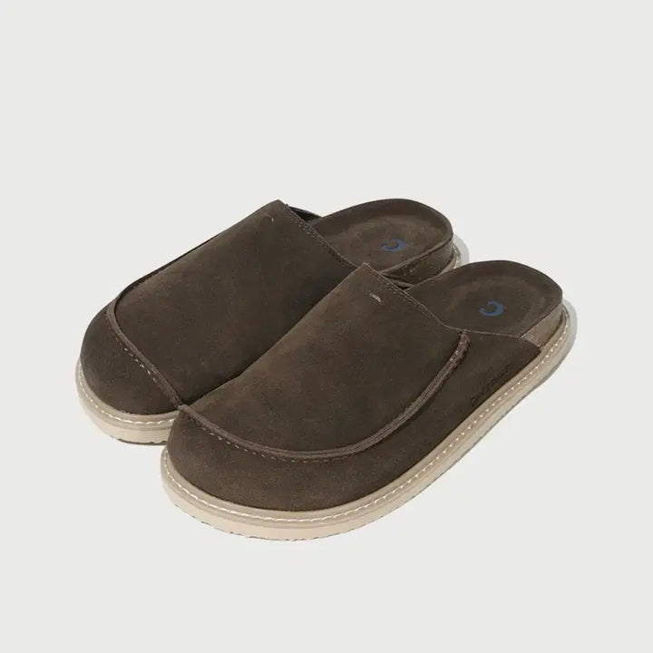 [BUNJANG] Covernat Cork Slide Sandals / 커버낫 코르크 슬라이드 딥브라운