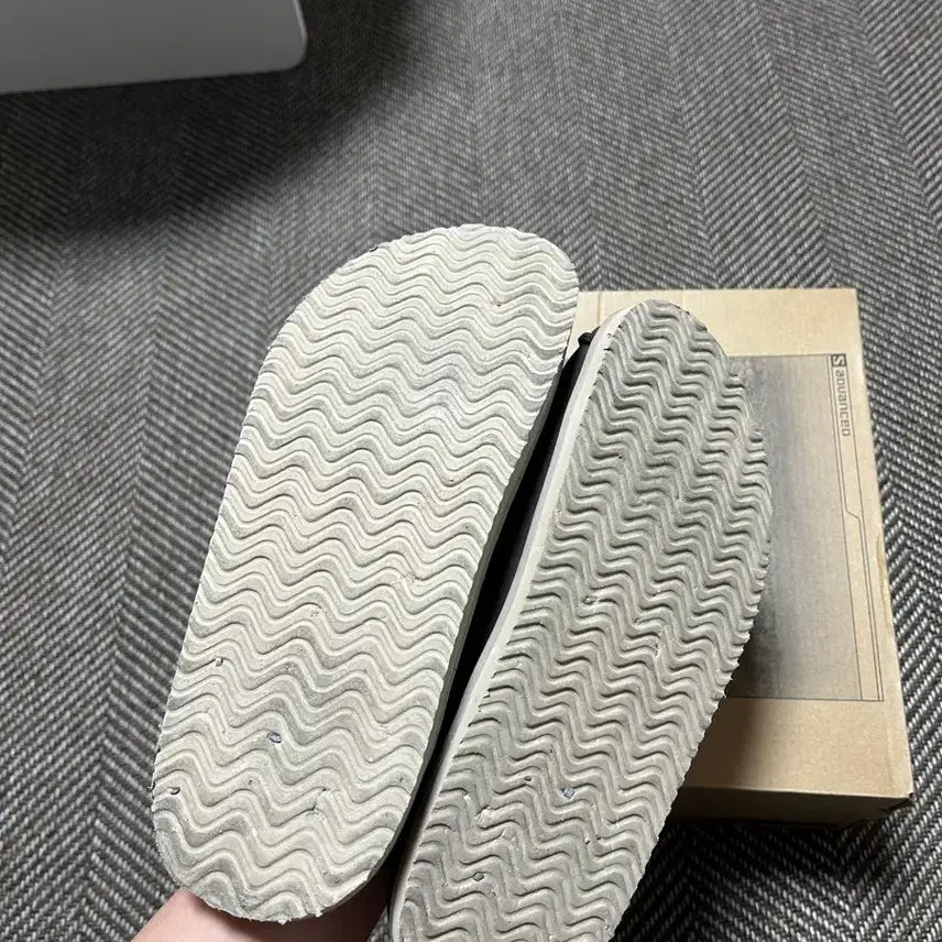 [BUNJANG] Covernat Cork Slide Sandals / 커버낫 코르크 슬라이드 딥브라운