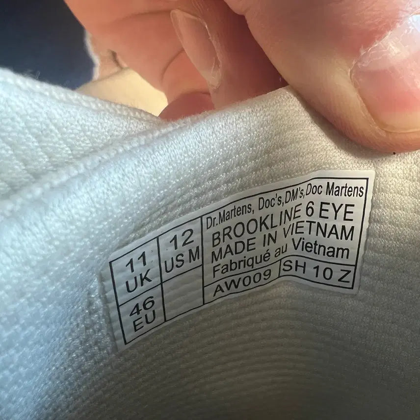 [BUNJANG] Dr. Martens Brooklee (White) / [300] 닥터마틴 브루클라인 (화이트)