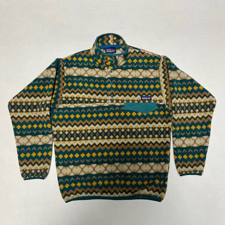 [BUNJANG] Patagonia Synchilla Cliff Harbinger Green Fleece Jacket / [S] 파타고니아 신칠라 클리프 아버그린