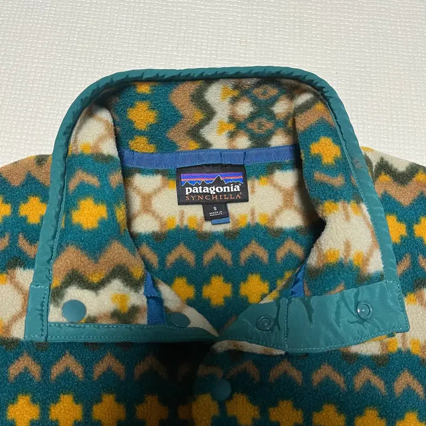 [BUNJANG] Patagonia Synchilla Cliff Harbinger Green Fleece Jacket / [S] 파타고니아 신칠라 클리프 아버그린