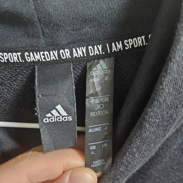 [BUNJANG] Adidas Big Logo Hoodie XL / 남자 adidas 빅로고 후드티 XL사이즈 팝니다.