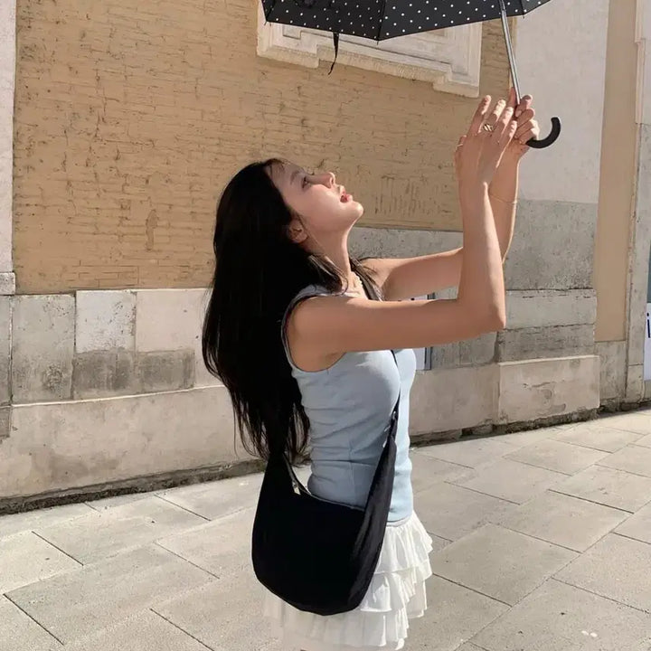 [BUNJANG] Lilycots Soft Sleeveless Blue / 릴리코츠 소프트 슬리브리스 블루