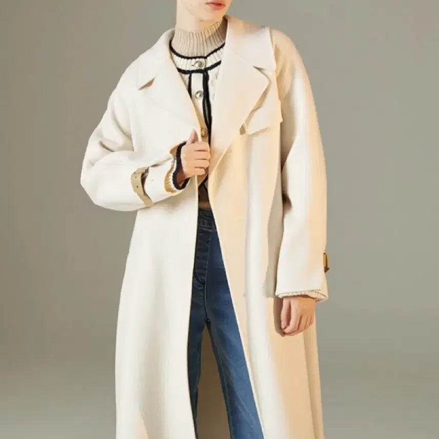 [BUNJANG] NICE CLAUP 22FW Wool Coat (Black) / 나이스클랍 핸드메이드 울코트 (블랙) 22Fw