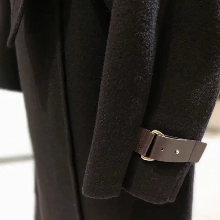 [BUNJANG] NICE CLAUP 22FW Wool Coat (Black) / 나이스클랍 핸드메이드 울코트 (블랙) 22Fw