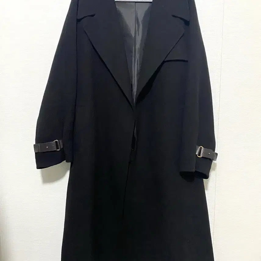 [BUNJANG] NICE CLAUP 22FW Wool Coat (Black) / 나이스클랍 핸드메이드 울코트 (블랙) 22Fw