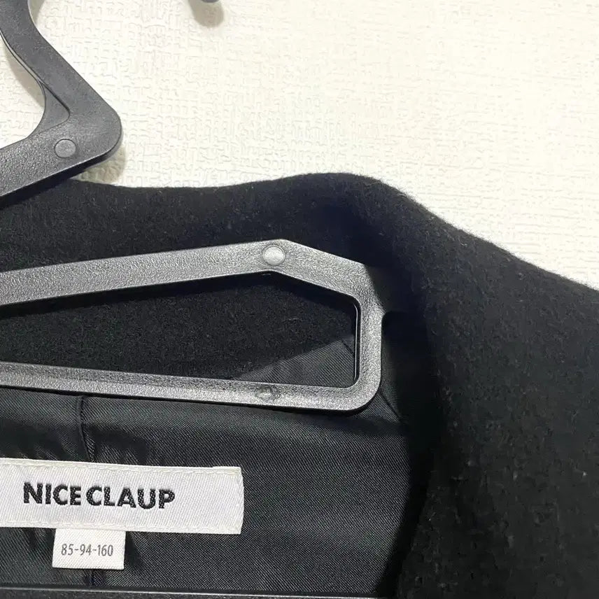 [BUNJANG] NICE CLAUP 22FW Wool Coat (Black) / 나이스클랍 핸드메이드 울코트 (블랙) 22Fw