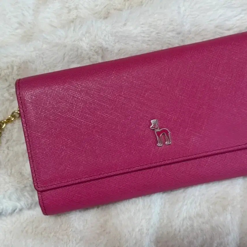 [BUNJANG] Hazzys Pink Long Wallet / 헤지스 장지갑 핑크