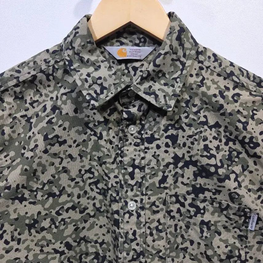 [BUNJANG] Carhartt WIP L/S Fuller Shirt Camouflage / 칼하트 WIP L/S 풀러 셔츠 카모플라쥬