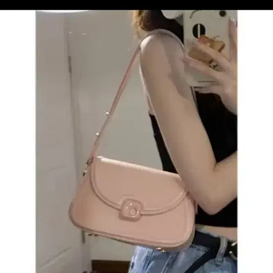 [BUNJANG] Pink Shoulder Bag / 핑크 숄더백 가방