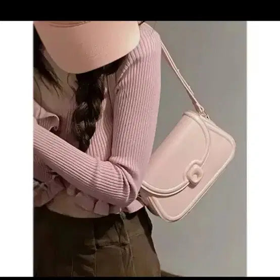 [BUNJANG] Pink Shoulder Bag / 핑크 숄더백 가방