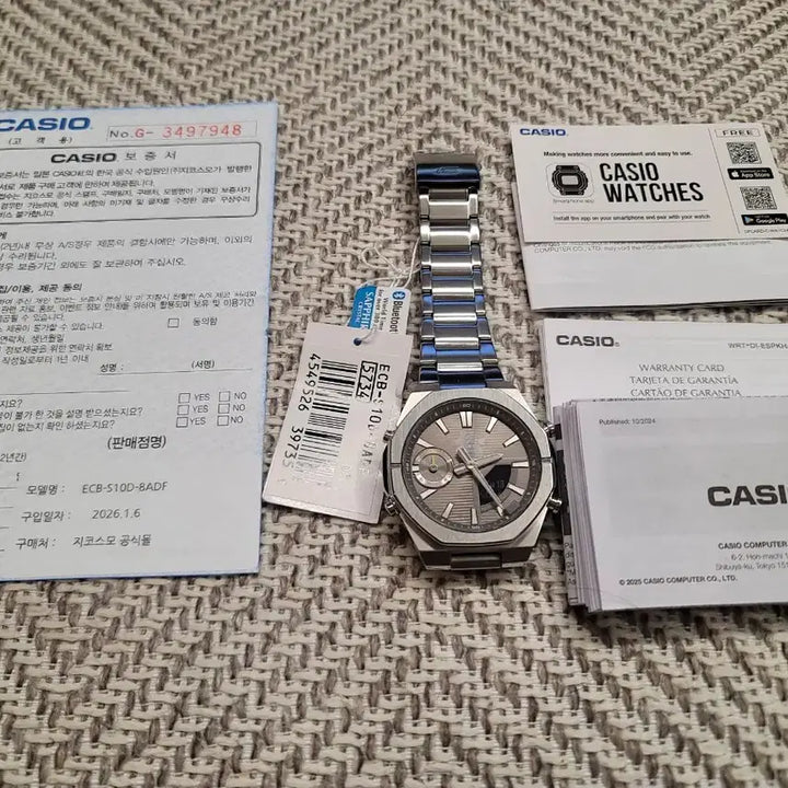 [BUNJANG] Casio Edifice Metal / 카시오 에디피스 메탈(새상품)