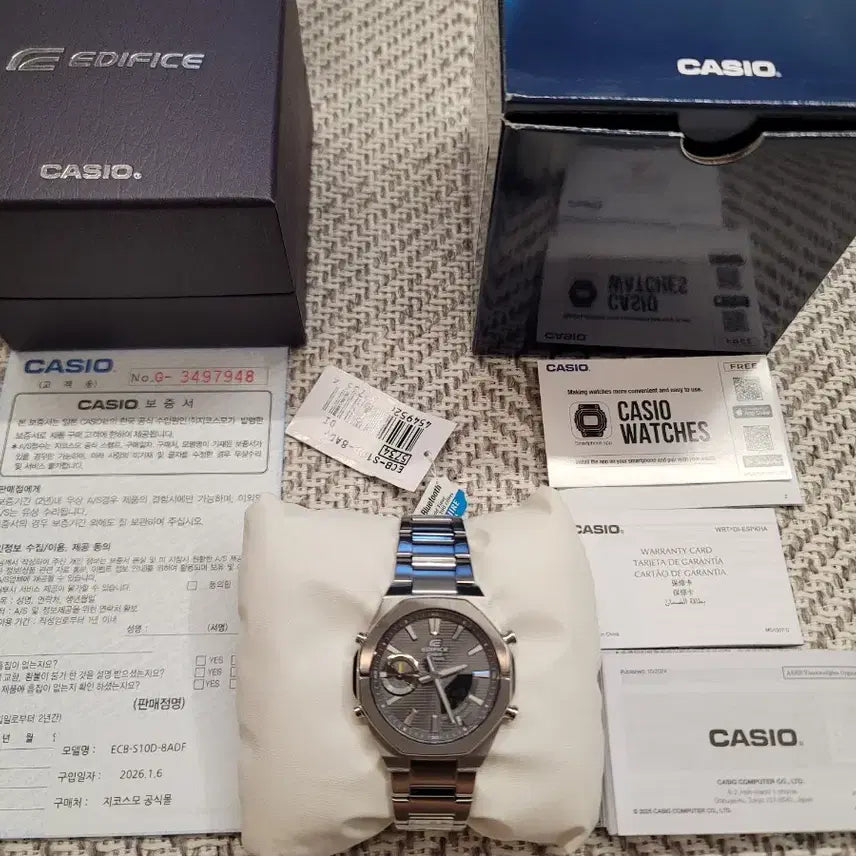 [BUNJANG] Casio Edifice Metal / 카시오 에디피스 메탈(새상품)