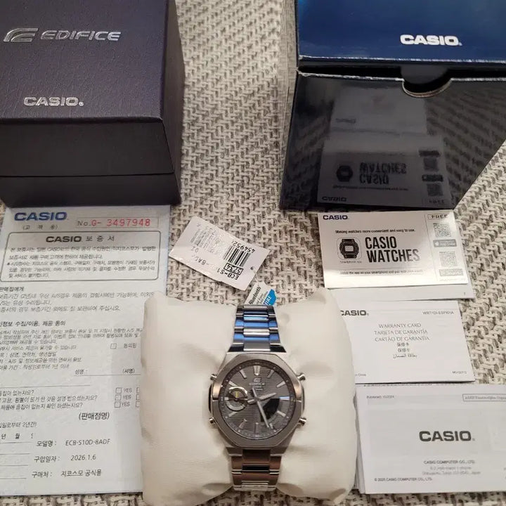 [BUNJANG] Casio Edifice Metal / 카시오 에디피스 메탈(새상품)