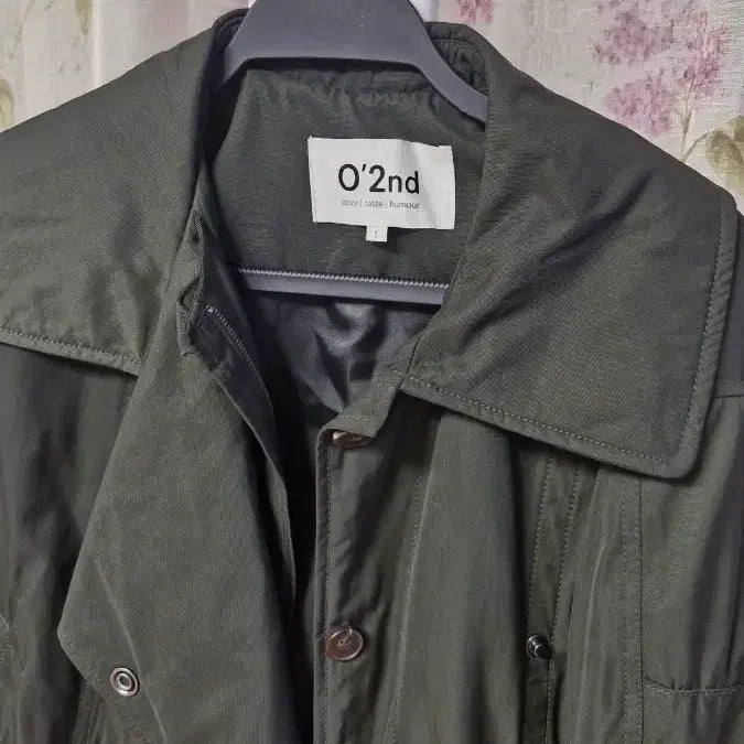 [BUNJANG] O'2nd Khaki Short Trench Coat (Size 55) / O'2nd 카키색 숏 트렌치 코트 (55)