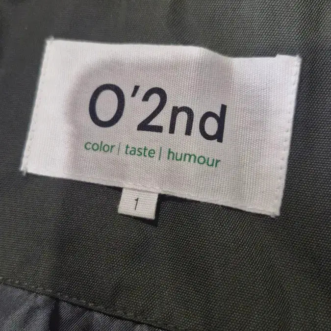 [BUNJANG] O'2nd Khaki Short Trench Coat (Size 55) / O'2nd 카키색 숏 트렌치 코트 (55)