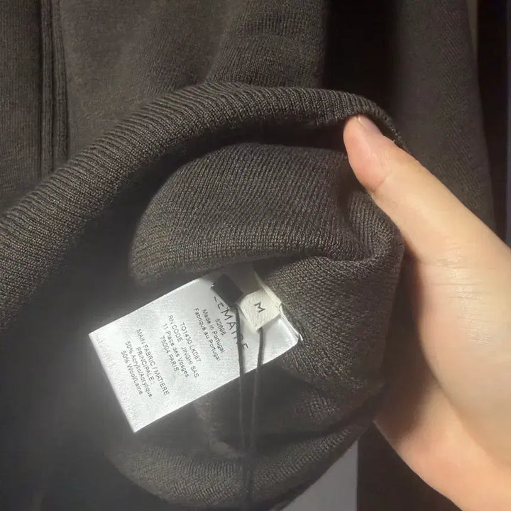 [BUNJANG] Lemaire Cropped V-Neck Sweater / 르메르 크롭  V넥 스웨터