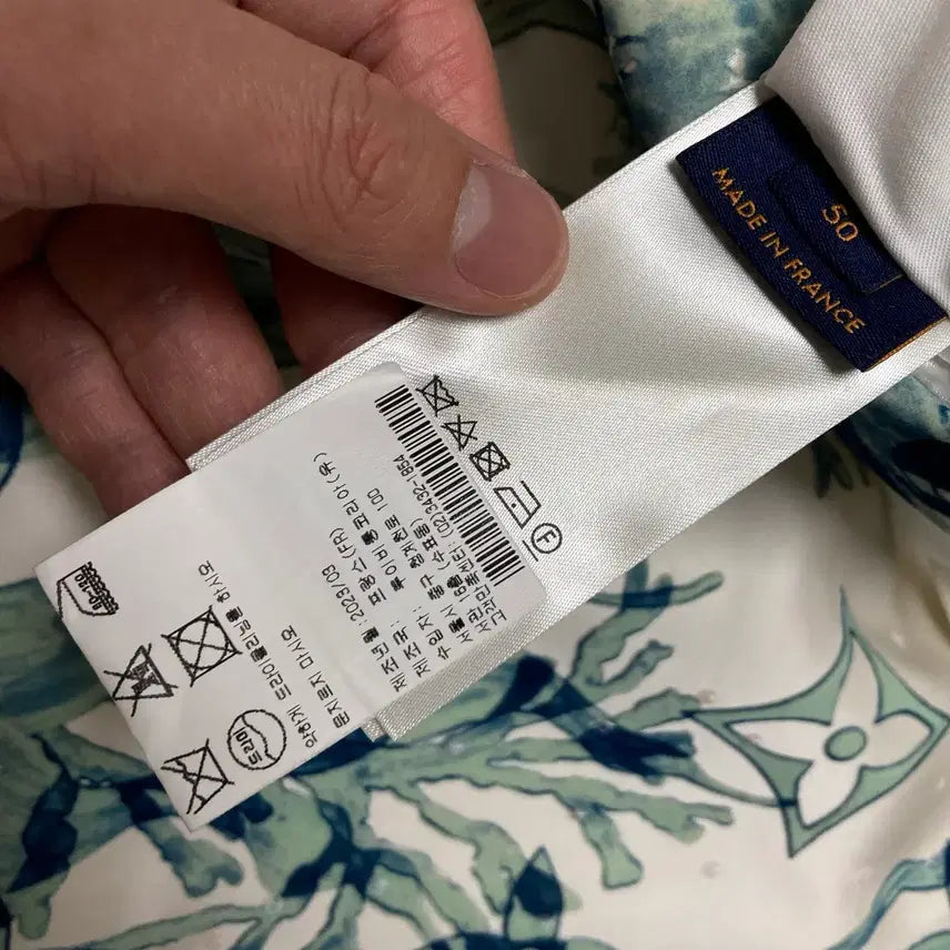 [BUNJANG] Louis Vuitton Embroidered Blouson Jacket / [50] 루이비통 실크 블렌드 엠브로이더드 블루종 자켓 830만원대