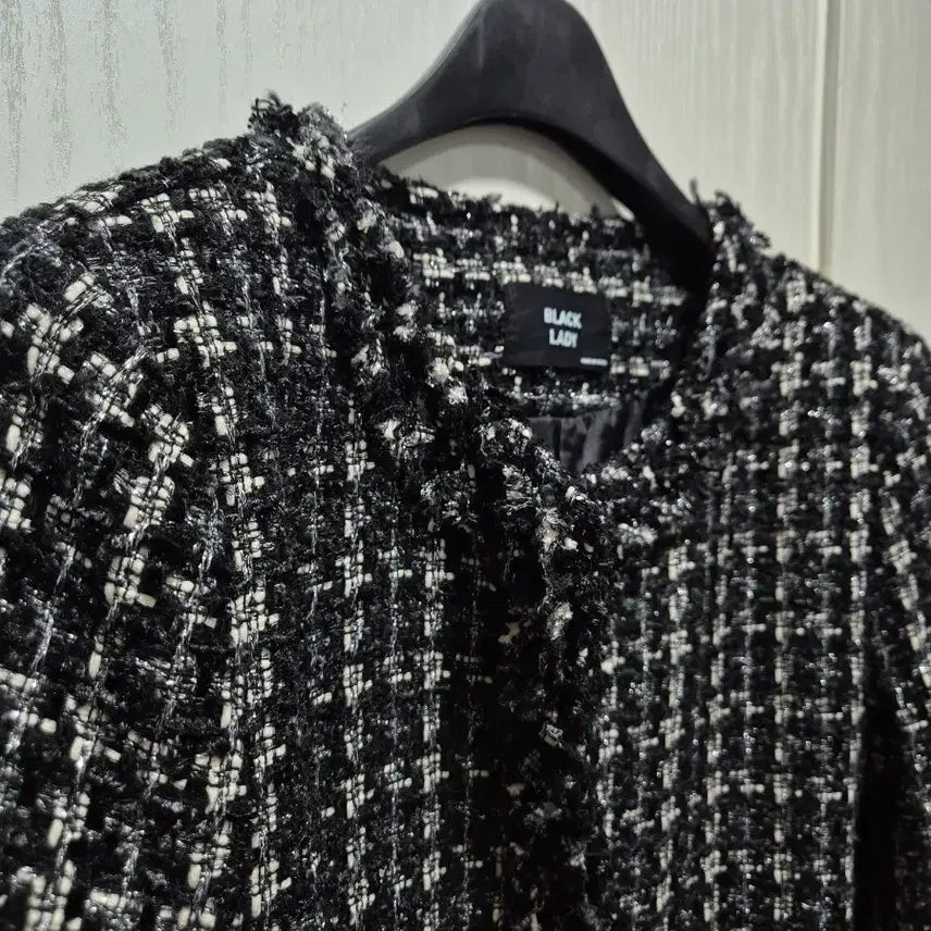 [BUNJANG] Black Lady Tweed Jacket / (세일)빈티지 블랙레이디 트위드 자켓