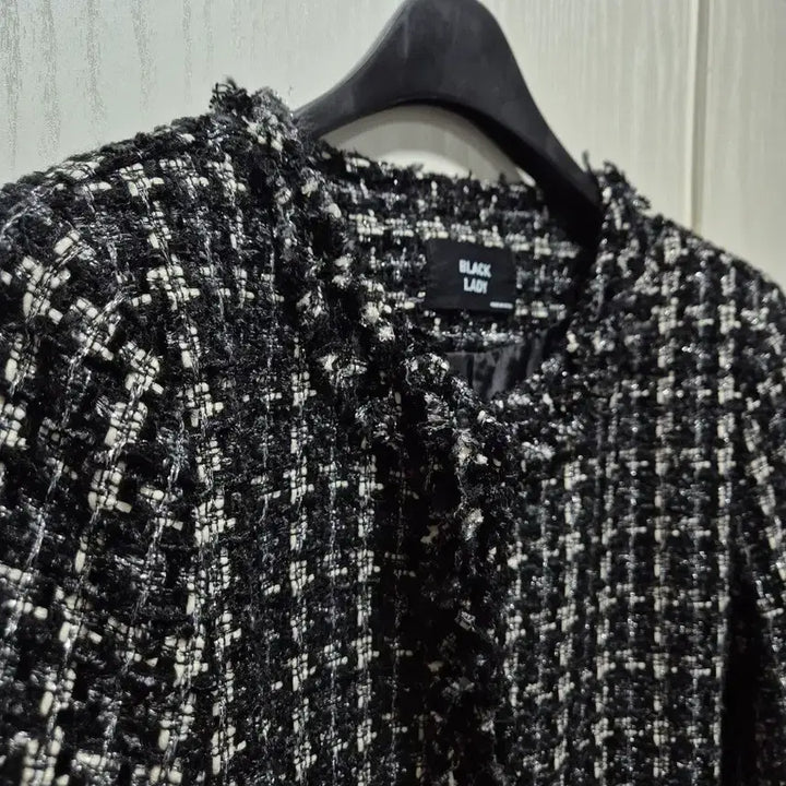 [BUNJANG] Black Lady Tweed Jacket / (세일)빈티지 블랙레이디 트위드 자켓