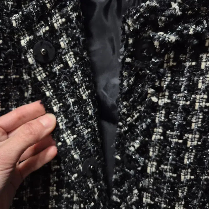 [BUNJANG] Black Lady Tweed Jacket / (세일)빈티지 블랙레이디 트위드 자켓